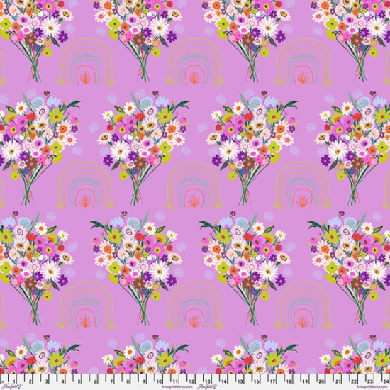 Baumwolle Patchwork - Carolyn Gavin Stoffe - Harmony - Little Somewhere Plum